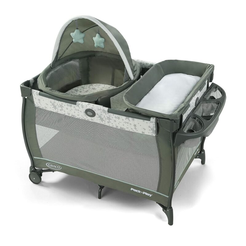 Graco Pack ‘n Play Travel Dome Playard | Includes Travel Bassinet